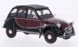 Preview: WELLY 24009 - 1:24 Citroen 2CV 6 Charleston, dunkelrot/schwarz
