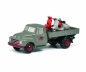 Preview: Schuco 450586800 - Piccolo Opel Blitz Pritsche 'Vespa Service' mit Ladegut
