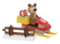 Preview: BIG 800057101 - PlayBIG Bloxx Masha & The Bear,  Bear's Snowmobile