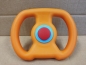 Preview: BIG NEW Bobby Car Lenkrad eckig orange inkl. Hupe
