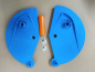 Preview: BIG 8000E0570023 Ersatzteil - Blendensatz links / rechts blau BIG John 2nd Generation
