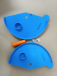 Preview: BIG 8000E0570023 Ersatzteil - Blendensatz links / rechts blau BIG John 2nd Generation