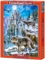 Preview: Castorland C-151141-2 -  Wölfe vor dem Schloss, Puzzle 1500 Teile