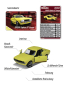 Preview: Majorette 212052010 - Vintage Toyota Celica, gelb