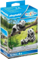 Preview: Playmobil 70353 - 2 Pandas mit Baby