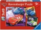 Preview: Ravensburger 09305 - Puzzle 3x49 Teile, Disney Pixar Cars - Auf der Rennstrecke