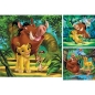 Preview: Ravensburger 09344 - Simba, der kleine König, 3 x 49 Teile Puzzle