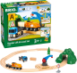 Preview: BRIO World 33878 - Starterset Güterzug mit Kran