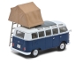 Preview: Schuco 450377800 - 1:43 Volkswagen T1b Samba blau/weiß mit Dachzelt