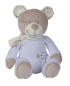 Preview: Nicotoy 6305793528 - Baby Kuscheltier Cuddles, Bär blauer Strampler