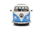 Preview: Solido 421186462 - 1:18 VW T1 Samba 21 WINDOWS  blau/weiß 1962