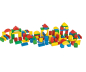 Preview: Eichhorn 100010171 - bunte Holzbausteine