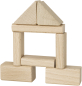 Preview: Eichhorn 100050141 - Natur Holzbausteine 50 Stück mit Steckbox