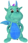 Preview: Simba 105959964 - Safiras Plüsch Drache Nessi blau, 50cm