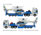 Preview: Majorette 213716000 - Volvo Truck + Airbus Police