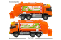 Preview: Majorette 213743000 - Volvo Truck Garbage Collector