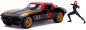 Preview: Jada 253225014 - 1:24 Black Widow 1966 Chevy Corvette