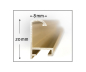 Preview: Schipper 605140707 - Alurahmen Triptychon Gold 50 x 80 cm