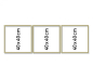 Preview: Schipper 605150706 - Alurahmen Triptychon 40 x 120 cm