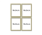 Preview: Schipper 605170704 - Alurahmen Quattro Gold 18 x 24 cm