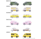 Preview: Majorette 212055013 - French Touch Deluxe Cars, 6-sortiert