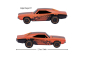 Preview: Majorette 212084009Q29 - Racing Dodge Charger R/T, orange