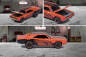Preview: Majorette 212084009Q29 - Racing Dodge Charger R/T, orange