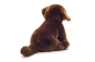 Preview: Teddy Hermann 919582 - Labrador sitzend dunkelbraun, ca. 25 cm