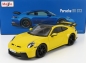 Preview: Maisto 36458Y - 1:18 Porsche 911 992 GT3 Coupé 2022 yellow LIMITED