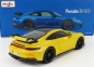 Preview: Maisto 36458Y - 1:18 Porsche 911 992 GT3 Coupé 2022 yellow LIMITED