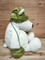 Preview: Sweety Toys 80501 - Kuscheltier Eisbär weiß ca. 65 cm mit Mütze und Handschuhen, Plüsch