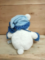 Preview: Sweety Toys 80504 - Kuscheltier Eisbär weiß ca. 35 cm mit Mütze und Handschuhen, Plüsch