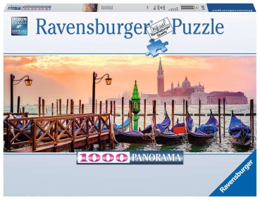 Ravensburger 15082 - Gondeln in Venedig, 1000 Teile Puzzle