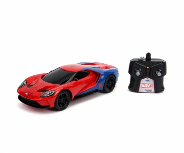 Jada 253226002 - 1:16 Marvel Spider-Man RC 2017 Ford GT