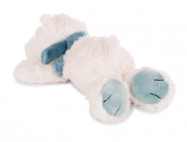 Nici 42027 - Winter Kuscheltier liegender Eisbär Bignic, ca. 20 cm