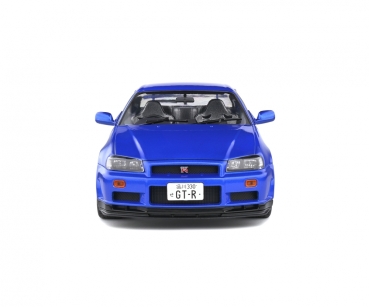 Solido 421181880 - 1:18 Nissan GTR (R34) blau