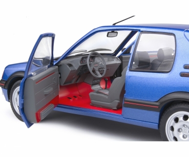 Solido 421186300 – 1:18 Peugeot 205 GTI blau