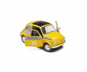 Solido 421189700 – 1:18 Fiat 500 TAXI NYC gelb