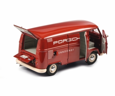 Preview: Schuco 450029900 - 1:18 VW T1 Kasten PORSCHE 'Renndienst'