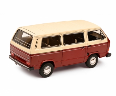 XXX Schuco 450038100 - VW T3a Bus rot/weiß 1:18