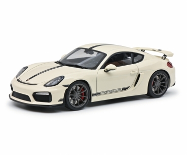 Schuco 450040500 - 1:18 Porsche Cayman GT4 (981), grandprix weiß