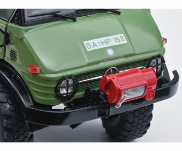 Schuco 450044500 - 1:18 Unimog 406 Cabrio, grün