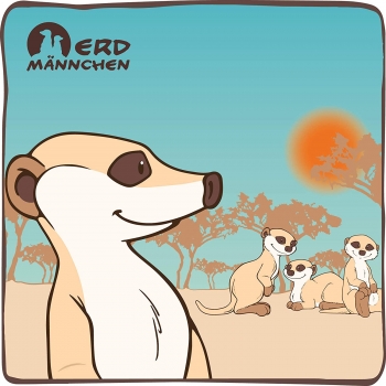Nici 46344 - Erdmännchen sitzend ca. 20 cm Plüsch