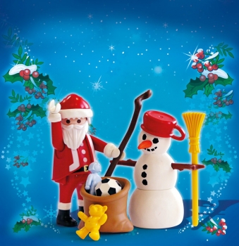 Preview: Playmobil 4890 - Nikolaus mit Schneemann