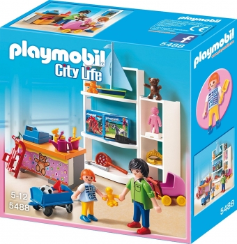 Playmobil 5485 - 5491 - Einkaufscenter komplett Set, 7-teilig