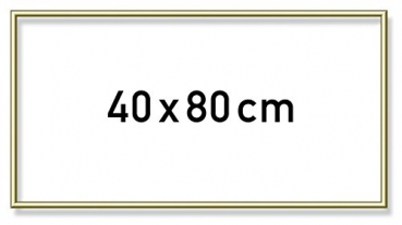 Schipper MnZ 605130708 - Alurahmen Gold 40 x 80 cm