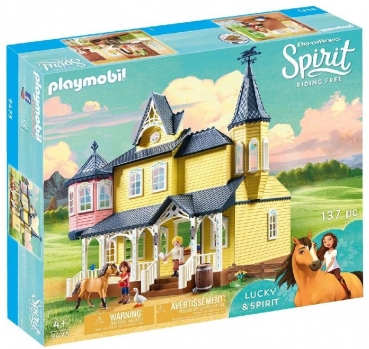 Preview: Playmobil 9475 - 9481 - Spirit, Luckys glückliches Zuhause, Komplett-Set 7-teilig