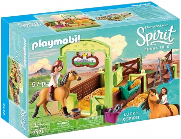 Playmobil 9475 - 9481 - Spirit, Luckys glückliches Zuhause, Komplett-Set 7-teilig