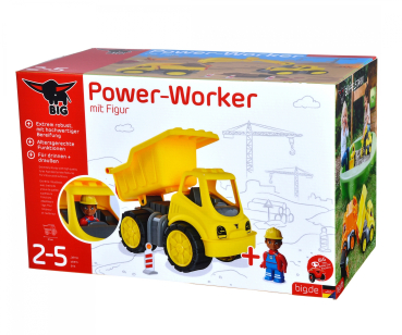 BIG 800054836 - Power Worker Kipper inkl. Figur
