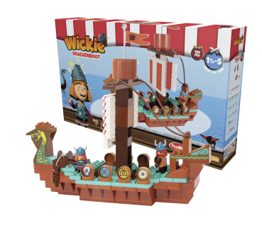 BIG 800057068 - Playbig Bloxx Wickie Drachenboot